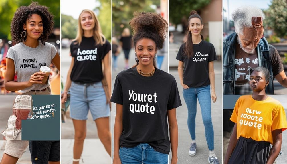 fashion statement quote tees